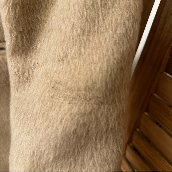 MICHELLE MASON Goat Fur Coat in Sand size XS - Picture 8 of 8